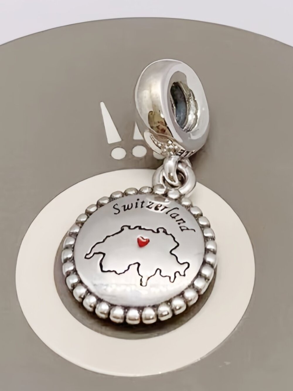 Pandora Switzerland Map Exclusive Charm Pendant